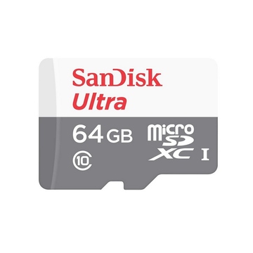  MicroSDXC 64Гб Sandisk Класс 10 UHS-I Ultra 48MB/s (без адаптера)