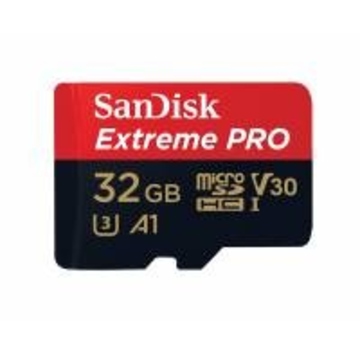  MicroSDHC 32Гб Sandisk Класс 10 UHS-I V30 U3 Extreme Pro 100MB/s (адаптер)