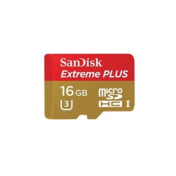  microSDHC 16Гб Sandisk Класс 10 UHS-I U3 Extreme Plus (адаптер)
