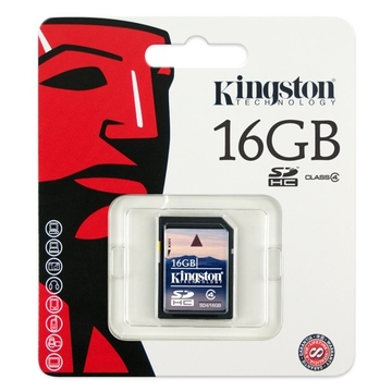 SDHC 16Гб Kingston Класс 4 (Video Card)