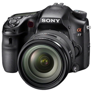  Sony SLT-A77VK Kit 18-55mm (24.3Mp CMOS, BIONZ, 12 fps w/focus, ISO50-16000, AVCHD 1080p, 3""LCD, Translucent Mir
