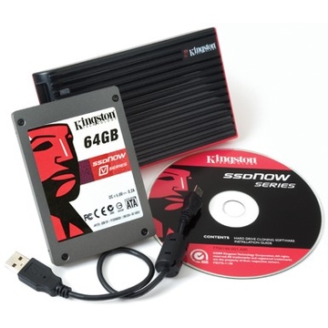 SSD диск Kingston 64GB (V+Series, 2.5", desktop accessory kit)