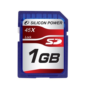 SD 01Гб Silicon Power (скорость 45X)