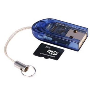  MicroSD 01Гб Silicon Power (ридер)