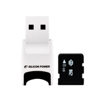  Memory Stick micro (M2) 04Гб Silicon Power (ридер M2, MicroSDHC)