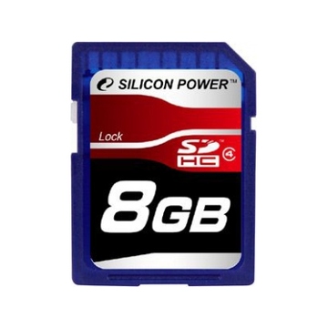  SDHC 08Гб Silicon Power Класс 4