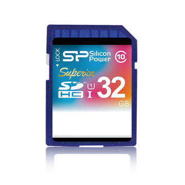  SDHC 32Гб Silicon Power Класс 10 UHS-I Superior (R/W up to 90/45)