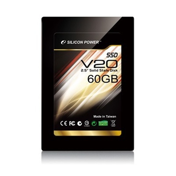 Твердотельный накопитель SSD Silicon Power 060GB V20 (2,5", SATA II + mini USB)