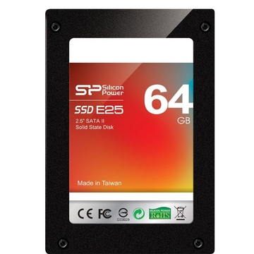 Твердотельный накопитель SSD Silicon Power 064GB E25 (SATA II, 2.5")