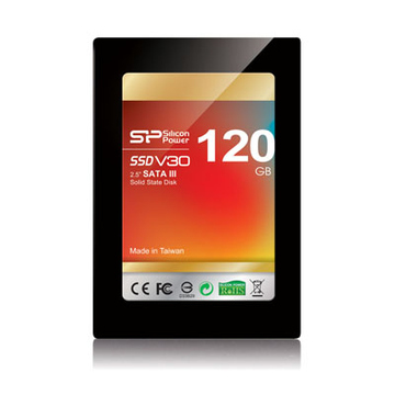 Твердотельный накопитель SSD Silicon Power 120GB V30 (2,5", SATA III + адаптер на 3.5)