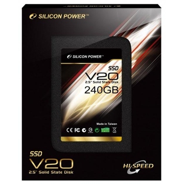 Твердотельный накопитель SSD Silicon Power 240GB V20 (2,5", SATA II + mini USB)