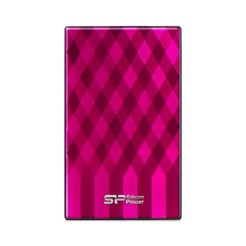Внешний жесткий диск 500 gb Silicon Power Diamond D10 Pink (2.5"", USB3.0, металлический корпус)