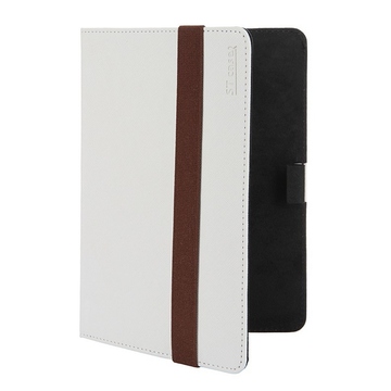 Чехол ST Case LUN 7 White (для планшета универсальный 7.85-8" с ложементом  и/кожа)