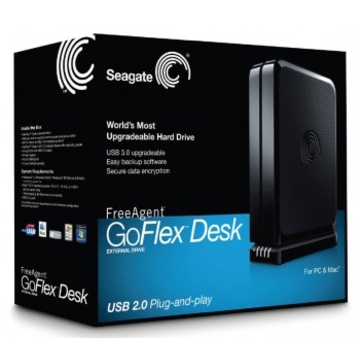 HDD жесткий диск 2Тб Seagate FreeAgent GoFlex Desk Black (3.5", USB2.0)