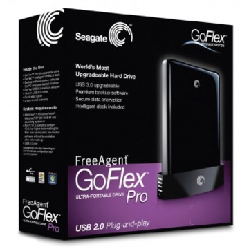 Внешний винчестер 500 gb Seagate FreeAgent GoFlex Pro Black (2.5", USB2.0, 7200 rpm, док-станция)