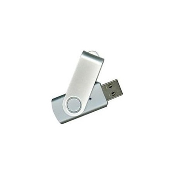 Накопитель под нанесение SuperTalent SM 1GB Silver (пластик+металл, размер 57 x 19 x 11 mm, без блистера)