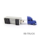 Оригинальная подарочная флешка SuperTalent RB-TRUCK 4GB Blue (грузовик, без блистера)