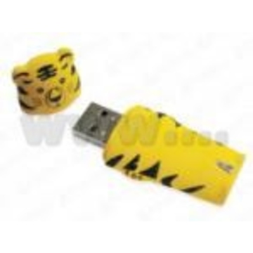 Оригинальная подарочная флешка SuperTalent AN-T 8GB Yellow (тигр)