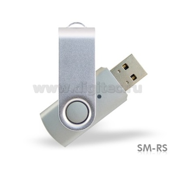 Накопитель под нанесение SuperTalent SM 8 GB Silver