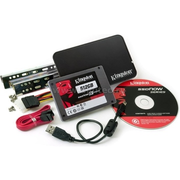 SSD диск Kingston 128GB (V+Series, 2.5", SATA2, bundle w/2.5 to 3.5 & 2.5 to USB2.0)