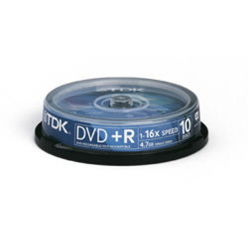 DVD+R (болванка) TDK Cake Box 10шт (4.7GB, 16x)