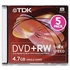 DVD+RW TDK Slim Case 5шт 