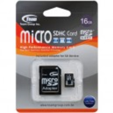 MicroSDHC 16Гб Team Класс 2 (адаптер)