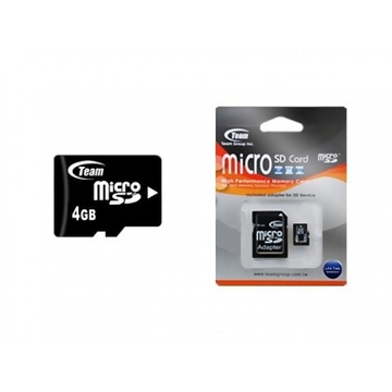  MicroSDHC 04Гб Team Класс 4 (адаптер)