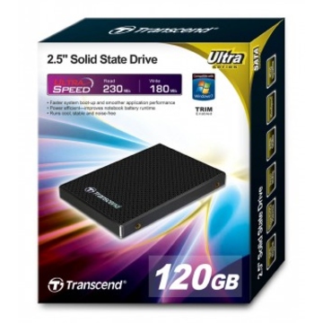 внешний SSD Transcend 120GB (2.5", SATA, MLC, DRAM)