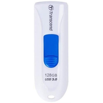 Флешка USB 3.0 Transcend Jetflash 790 128гб White Blue