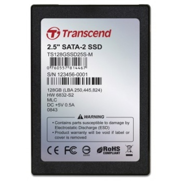 внешний SSD Transcend 128GB (2.5", SATA, MLC)