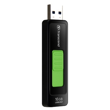 Флешка USB 3.0 Transcend Jetflash 760 16 Гб Black Green