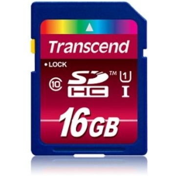  SDHC 16Гб Transcend Класс 10 UHS-I Ultimate (до 85MB/s)