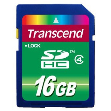  SDHC 16Гб Transcend Класс 4