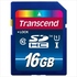  SDHC 16Gb Transcend Класс 10 UHS-I Premium