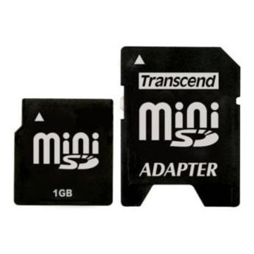  MiniSD 01Гб Transcend (скорость 30x)