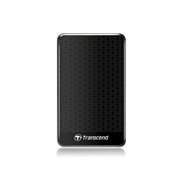 Внешний жесткий диск 1 TB Transcend StoreJet 25A3 Black (2.5", USB2.0/USB3.0, противоударный)