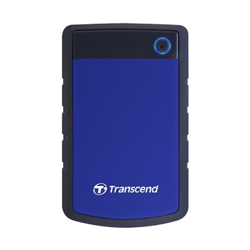 Внешний жесткий диск 1 TB Transcend StoreJet Portable H3 Blue (2.5", USB3.0, противоударный)