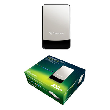 Накопитель HDD 250GB Transcend StoreJet Classic (2.5", USB2.0)