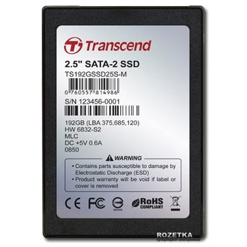 внешний SSD Transcend 256GB (2.5", SATA, MLC)