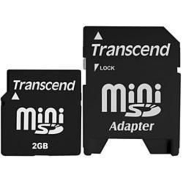  MiniSD 02Гб Transcend (скорость 30x)