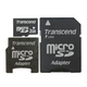  MicroSD 02Гб Transcend (2 адаптера)