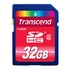  SDHC 32Гб Transcend Класс 2