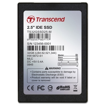 внешний SSD Transcend 32GB (2.5", IDE, MLC)