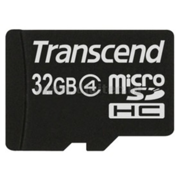  MicroSDHC 32Гб Transcend Класс 4 (без адаптера)