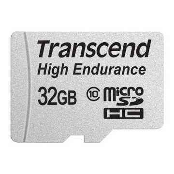  MicroSDHC 32Гб Transcend Класс 10 UHS-I High Endurance (адаптер)