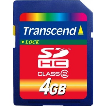  SDHC 04Гб Transcend Класс 2