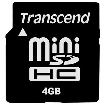  MiniSDHC 04Гб Transcend Класс 4