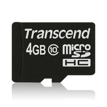  MicroSDHC 04Гб Transcend Класс 10 (без адаптера)