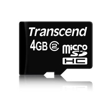  MicroSDHC 04Гб Transcend Класс 4 (без адаптера)